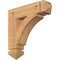 Ekena Millwork Thorton Arts & Crafts Smooth Bracket, Western Red Cedar, 3 1/2"W x 16"D x 16"H BKT04X16X16THR03SWR - alternate 1